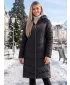Palton de femei ALTISPORT DONNA NEGRU
