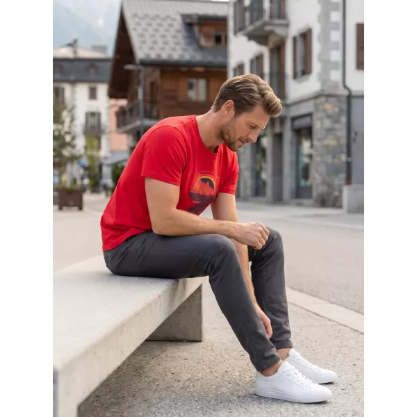  Tricou pentru bărbați ALTISPORT ALM186129 ROŞU 