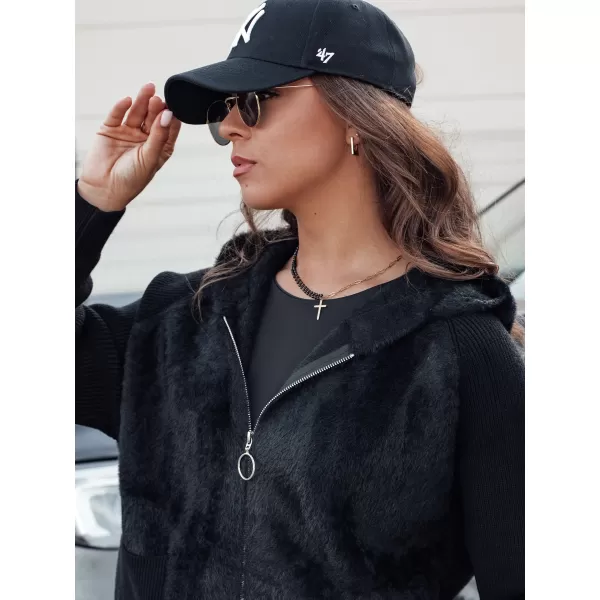  Geacă pentru doamne DSTREET KATHERINE NEGRU 