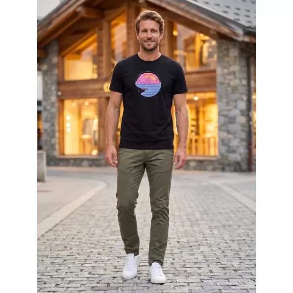  Tricou pentru bărbați ALTISPORT ALM186129 NEGRU 