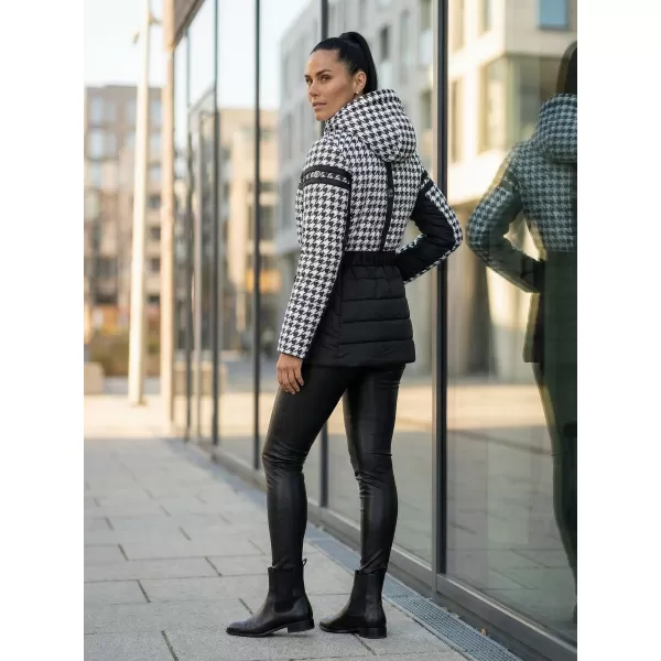  Geaca de dama ALTISPORT DEBORA ALB NEGRU 