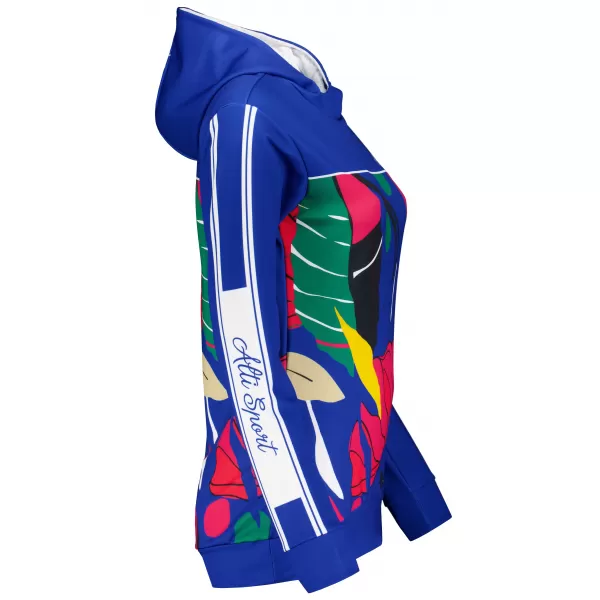  Premium cu hanorac funcțional pentru femei ALTISPORT VOJ/ALW042MI01 ALBASTRU 