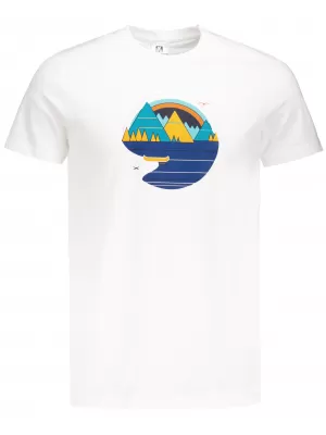 Tricou pentru bărbați ALTISPORT ALM186129 ALB