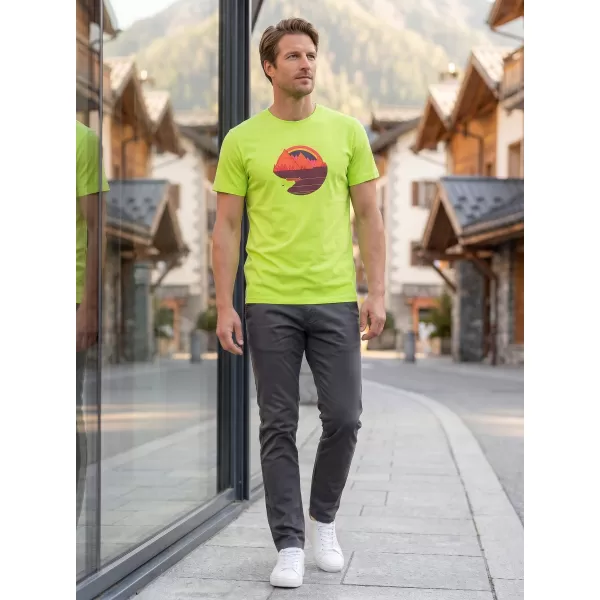  Tricou pentru bărbați ALTISPORT ALM186129 LĂMÂIE VERDE 