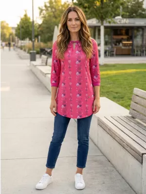 Tricou pentru femei KIXMI TRISHA ROZ