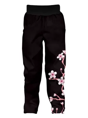 Pantaloni de softshell pentru bebeluși WAMU SAKURY VIOLET