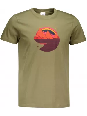 Tricou pentru bărbați ALTISPORT ALM186129 KAKI
