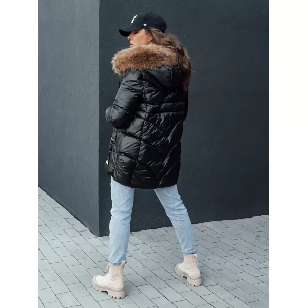  Geacă pentru doamne DSTREET WINTERCHIC NEGRU 