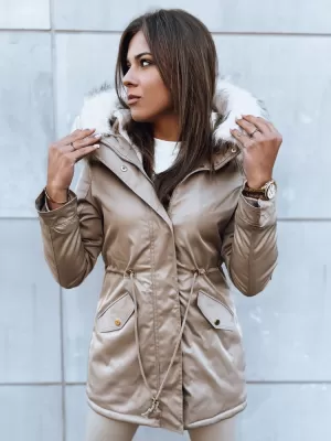 Geacă pentru femei DSTREET VIXEN TY3873 BEJ