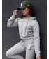 Panoul pentru doamne DSTREET TRENDHOOD GRI DESCHIS