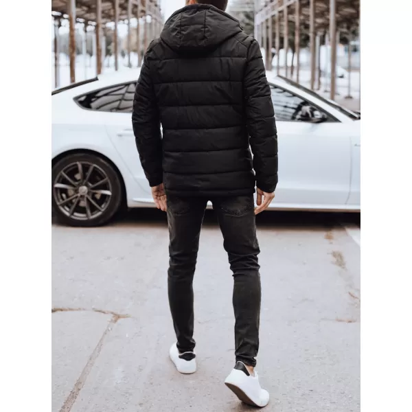  Geacă de iarnă pentru bărbați DSTREET NEGRU 