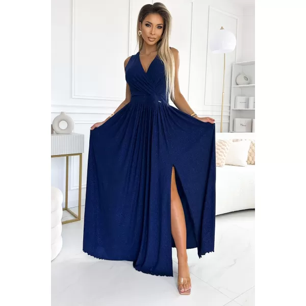  Rochie NUMOCO JUSTINE 362-9 ALBASTRU ÎNCHIS 