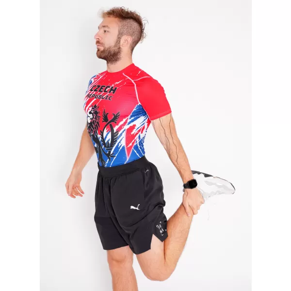  Cămașă funcțională de compresie pentru bărbați cu mâneci scurte premium ALTISPORT VOJ/ALM036TR04 LEU 