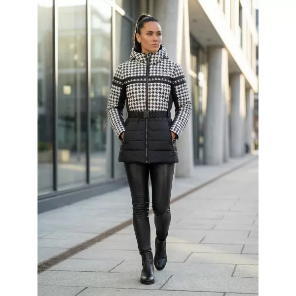  Geaca de dama ALTISPORT DEBORA ALB NEGRU 