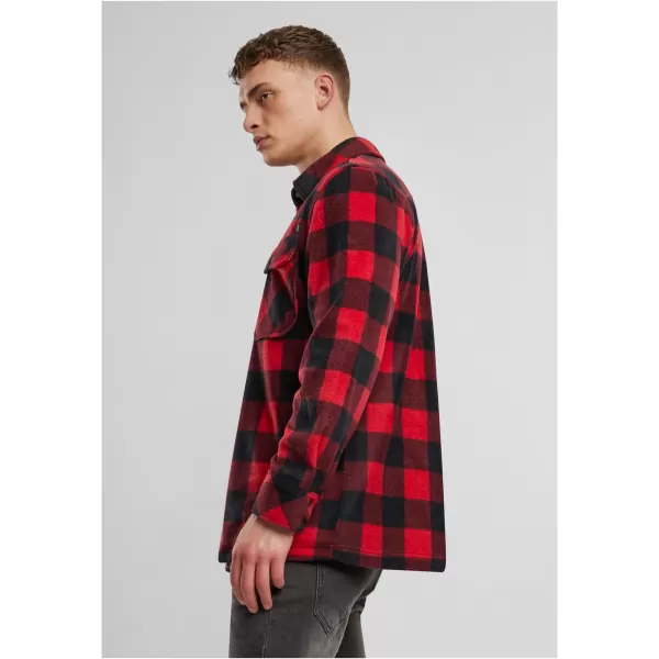  Cămaşă BRANDIT BD9720 ROȘU/NEGRU 