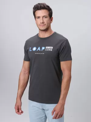 Tricou pentru bărbați LOAP ALHON GRI ÎNCHIS