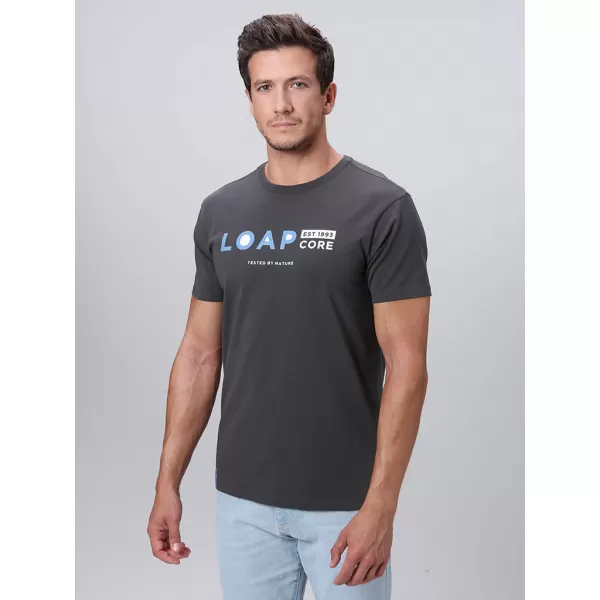  Tricou pentru bărbați LOAP ALHON GRI ÎNCHIS 