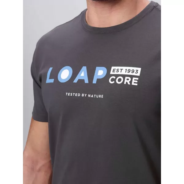  Tricou pentru bărbați LOAP ALHON GRI ÎNCHIS 