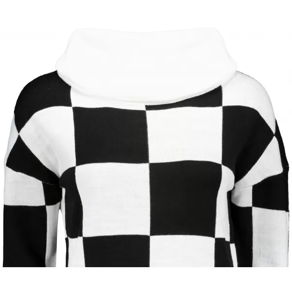  Pulover de dama ALTISPORT DELLA ALB NEGRU 