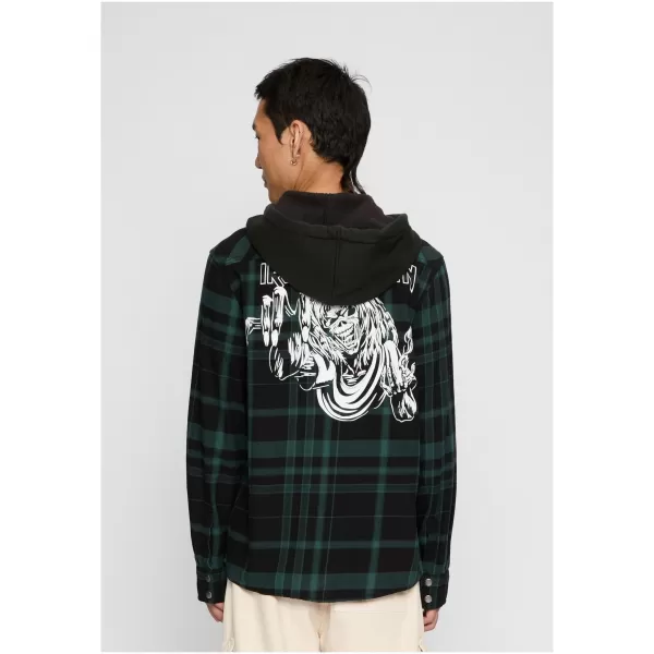  Panoul pentru bărbați BRANDIT IRON MAIDEN BD61048 NEGRU/VERDE 