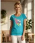 T -thirt ALTISPORT ALW185120 TURCOAZ ÎNTUNECAT