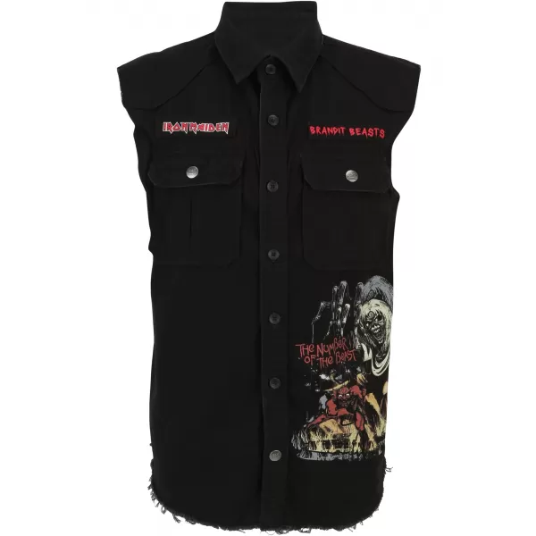  Cămaşă BRANDIT IRON MAIDEN BD61043 NEGRU 