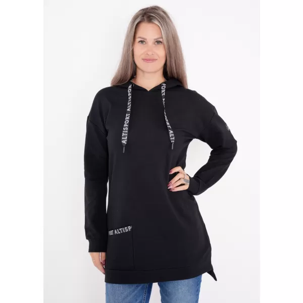  Hanorac de dama ALTISPORT DAVINIA NEGRU 
