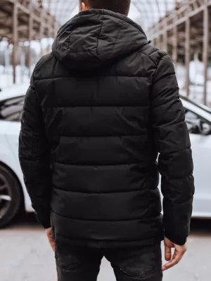 Geacă de iarnă pentru bărbați DSTREET NEGRU