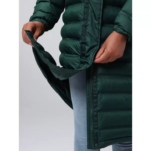  Palton de damă LOAP ITMARA VERDE ÎNCHIS 