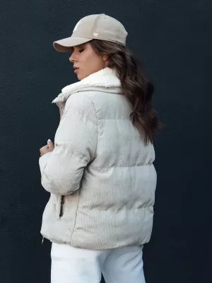 Geacă pentru femei DSTREET TRENDYGLAM TY4358 BEJ