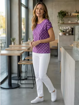 Tricou pentru femei ALTISPORT DORIA VIOLET