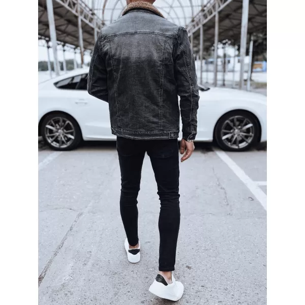  Jacheta din denim pentru bărbați DSTREET tx4725 NEGRU 