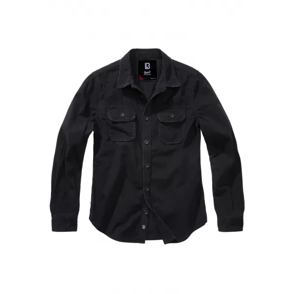  Cămaşă BRANDIT BD9618 NEGRU 