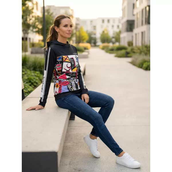 Hanorac funcțional premium pentru femei ALTISPORT VOJ/ALW041MI01 NEGRU 
