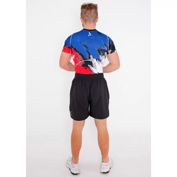  Cămașă funcțională de compresie pentru bărbați cu mâneci scurte premium ALTISPORT VOJ/ALM036TR04 DUNGI 