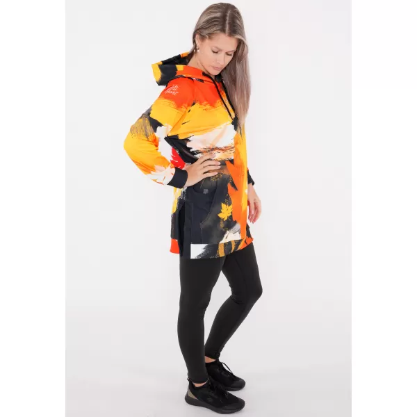  Hanorac prelungit funcțional pentru femei premium ALTISPORT VOJ/ALW019MI03 PORTOCALE 