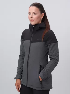 Jachetă softshell pentru femei LOAP LUDYSA GRI ÎNCHIS