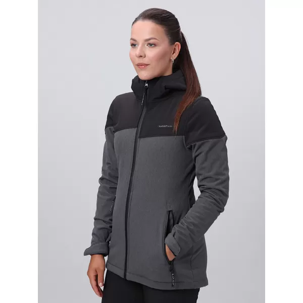  Jachetă softshell pentru femei LOAP LUDYSA GRI ÎNCHIS 