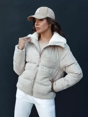 Geacă pentru femei DSTREET TRENDYGLAM TY4358 BEJ
