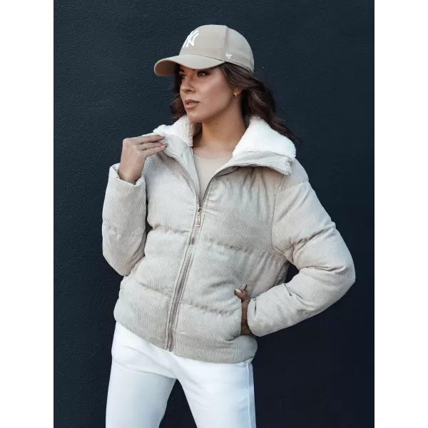  Geacă pentru femei DSTREET TRENDYGLAM TY4358 BEJ 