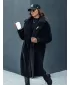 Haină de iarnă DSTREET GLAMFUR NEGRU