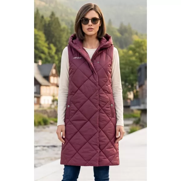  Vesta de dama ALTISPORT DANIELA BURGUNDIA 