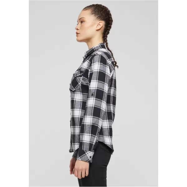  Cămaşă BRANDIT BD9336 ALB/NEGRU 