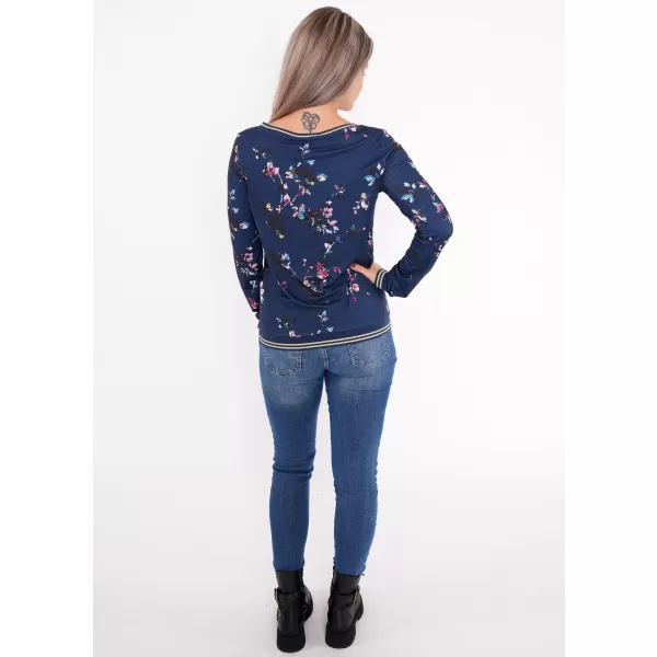  Tricou pentru femei ALTISPORT DEVANA ALBASTRU INCHIS 