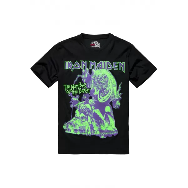  Cămaşă BRANDIT IRON MAIDEN BD61050 NEGRU 