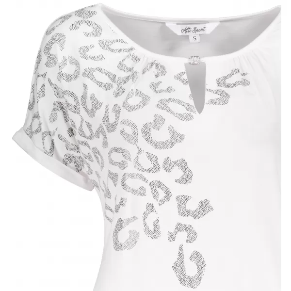  Tricou pentru femei ALTISPORT DAFFY ALB 
