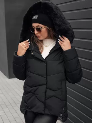 Geacă pentru femei DSTREET FIXMIX NEGRU