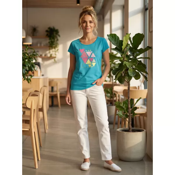  T -thirt ALTISPORT ALW185120 TURCOAZ ÎNTUNECAT 