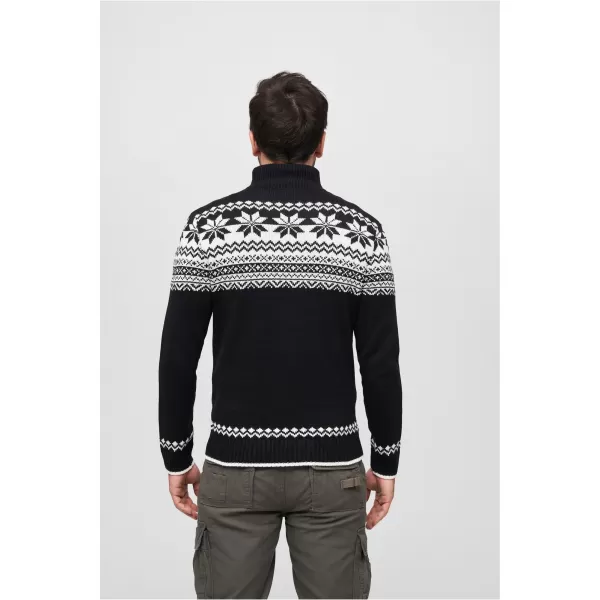  Panoul pentru bărbați BRANDIT CARDIGAN NORWEGER BD5030 NEGRU 