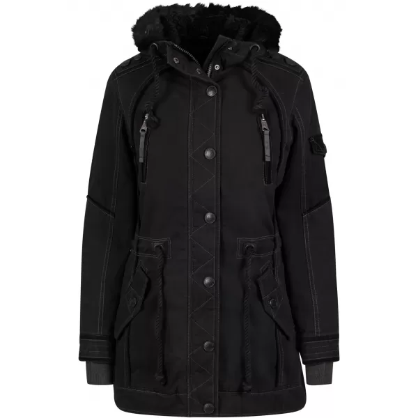  Parka de damă BRANDIT BD33122 NEGRU 